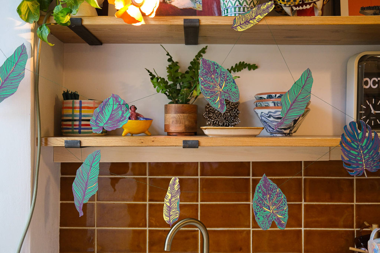 Leaves Sewn Garland