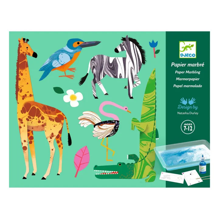 Djeco Colouring Marbling Papers