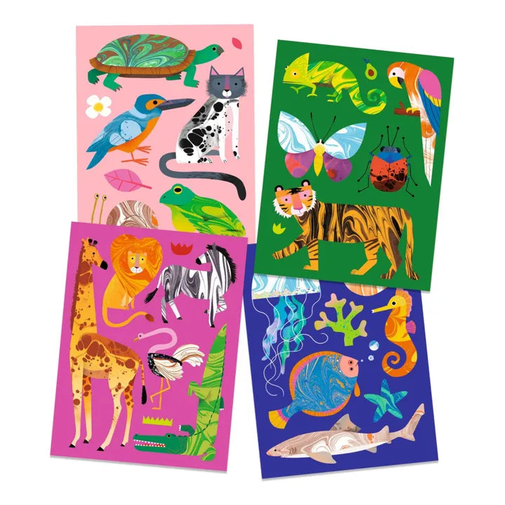 Djeco Colouring Marbling Papers