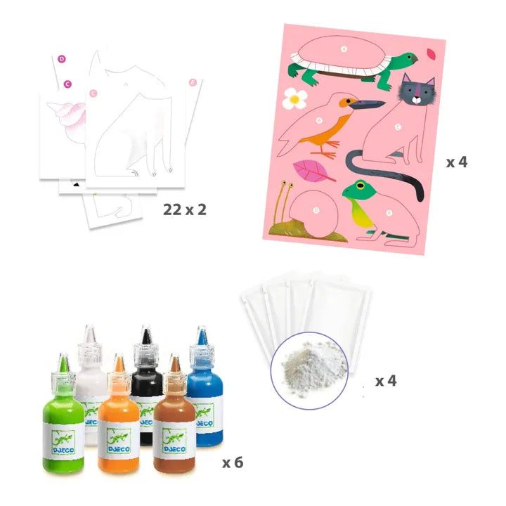 Djeco Colouring Marbling Papers