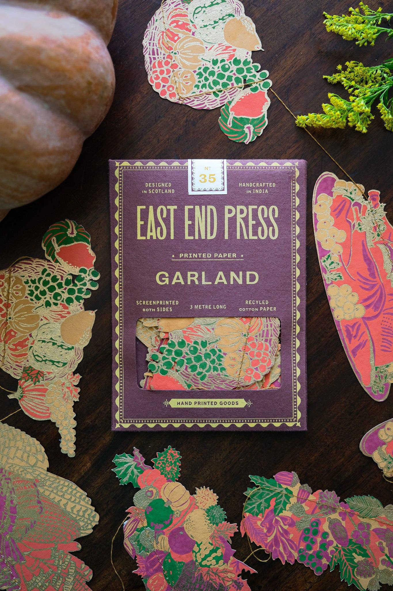 Thanksgiving Sewn Garland
