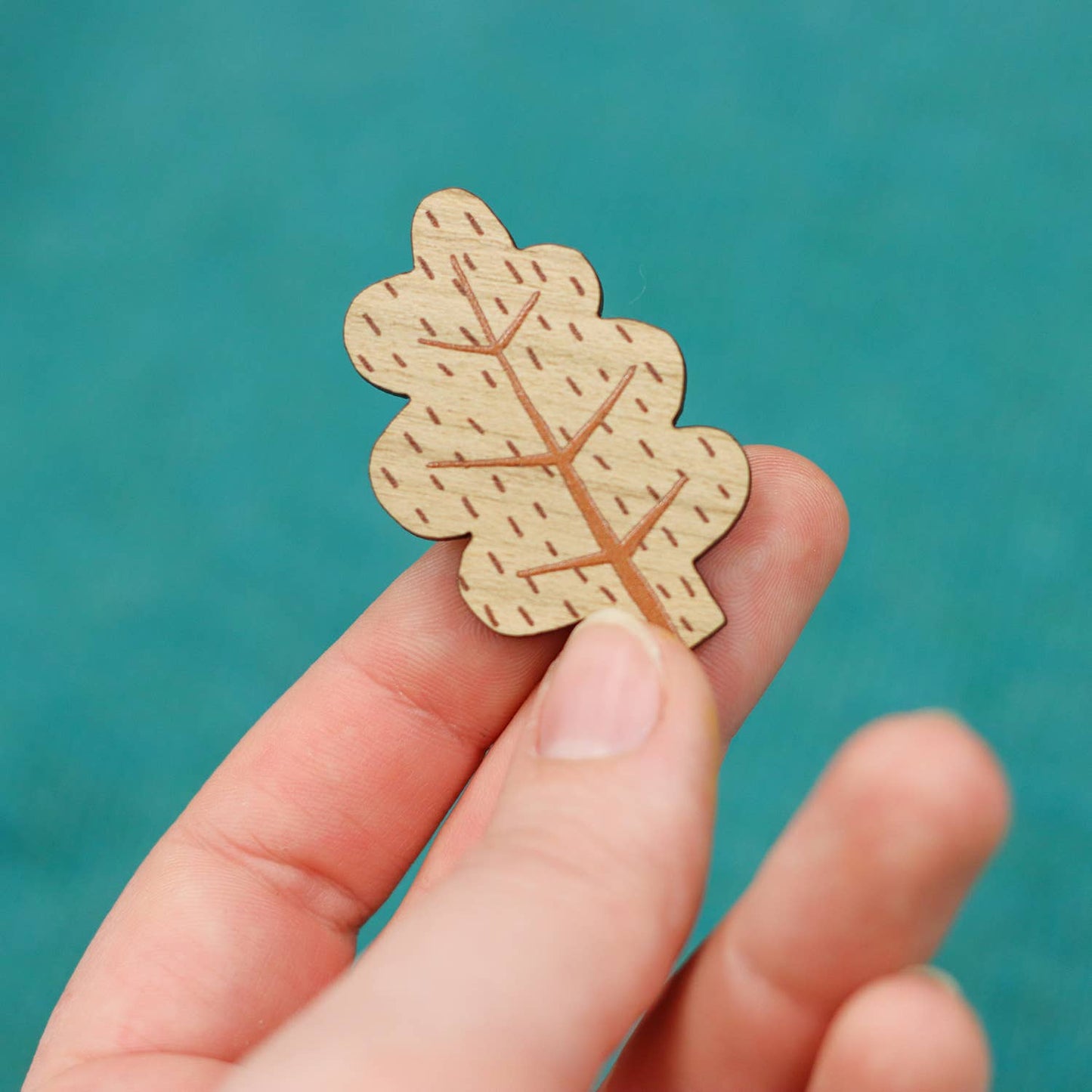 Leaf Pin Badge