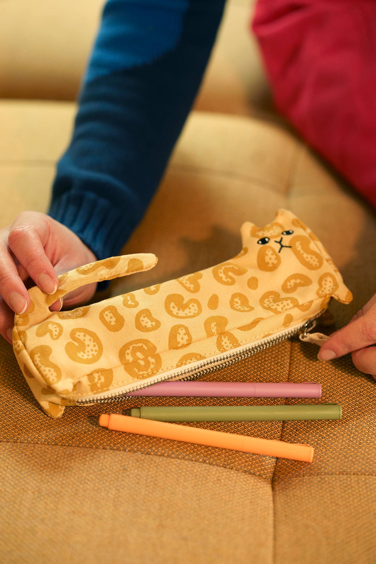 Lenny Leopard Pencil Case