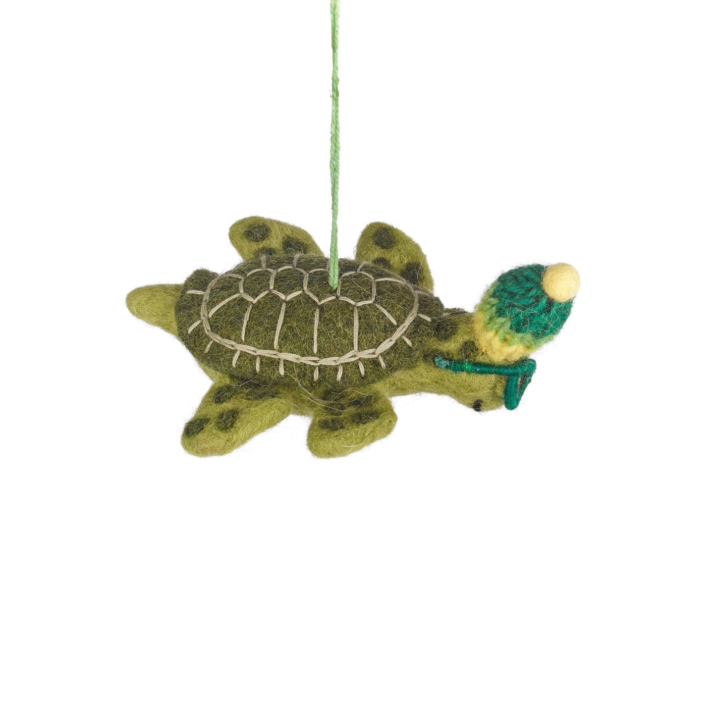 Handmade Felt Simon the Sea Turtle Hanging Decoration