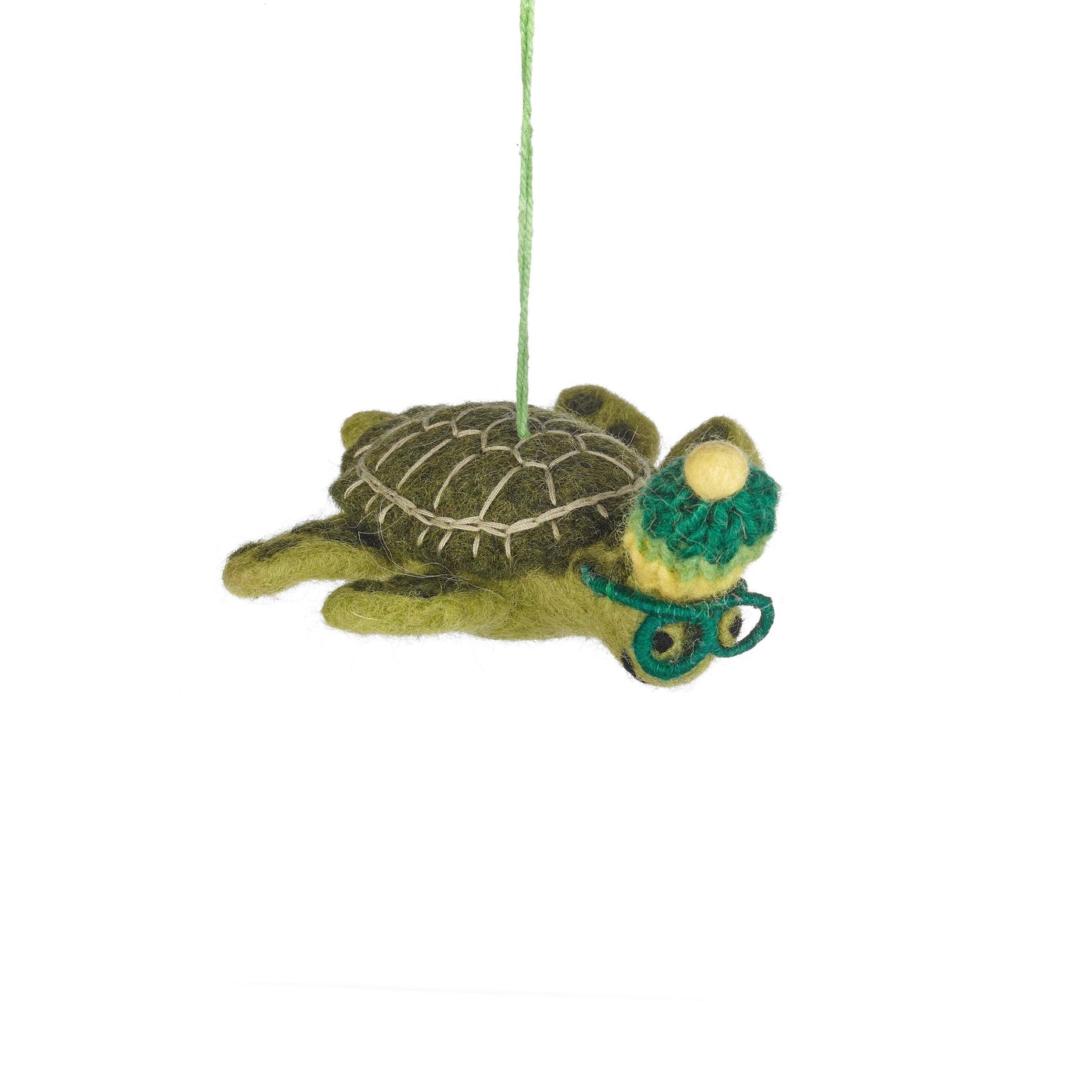 Handmade Felt Simon the Sea Turtle Hanging Decoration