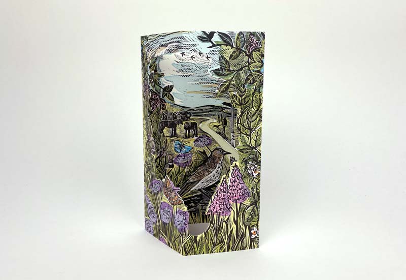 Art Angels 3D 'The Common' by Angela Harding Greetings Card