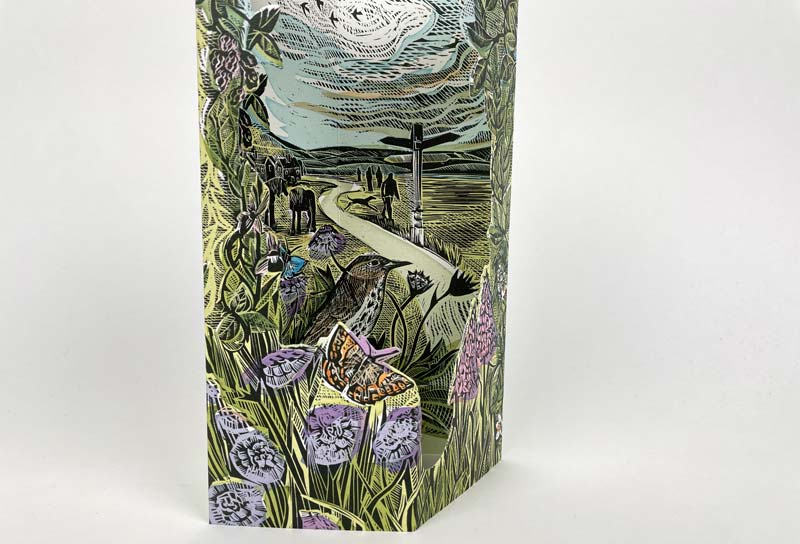Art Angels 3D 'The Common' by Angela Harding Greetings Card