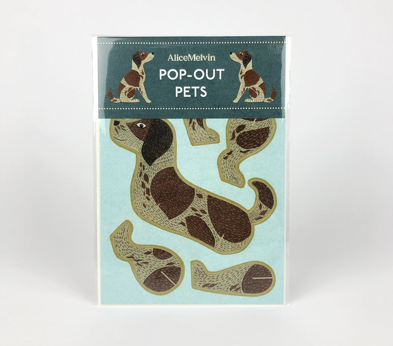 Art Angels Pop-Out Pets Alice Melvin Dog Card
