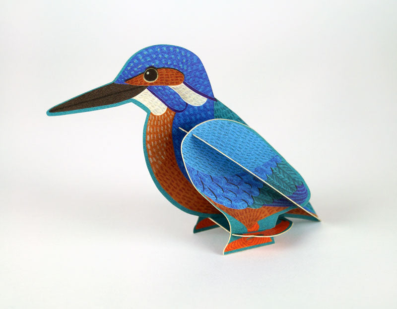 Art Angels Pop-Out Pets Alice Melvin Kingfisher Card