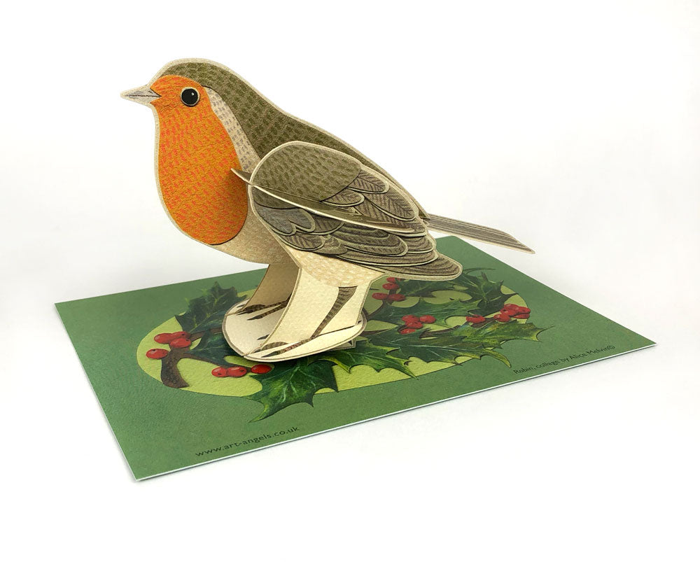 Art Angels Pop-Out Pets Alice Melvin Robin Card
