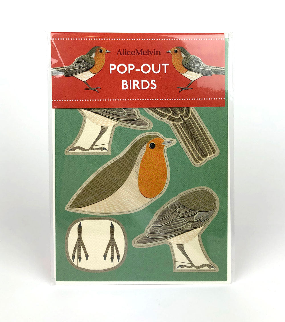 Art Angels Pop-Out Pets Alice Melvin Robin Card