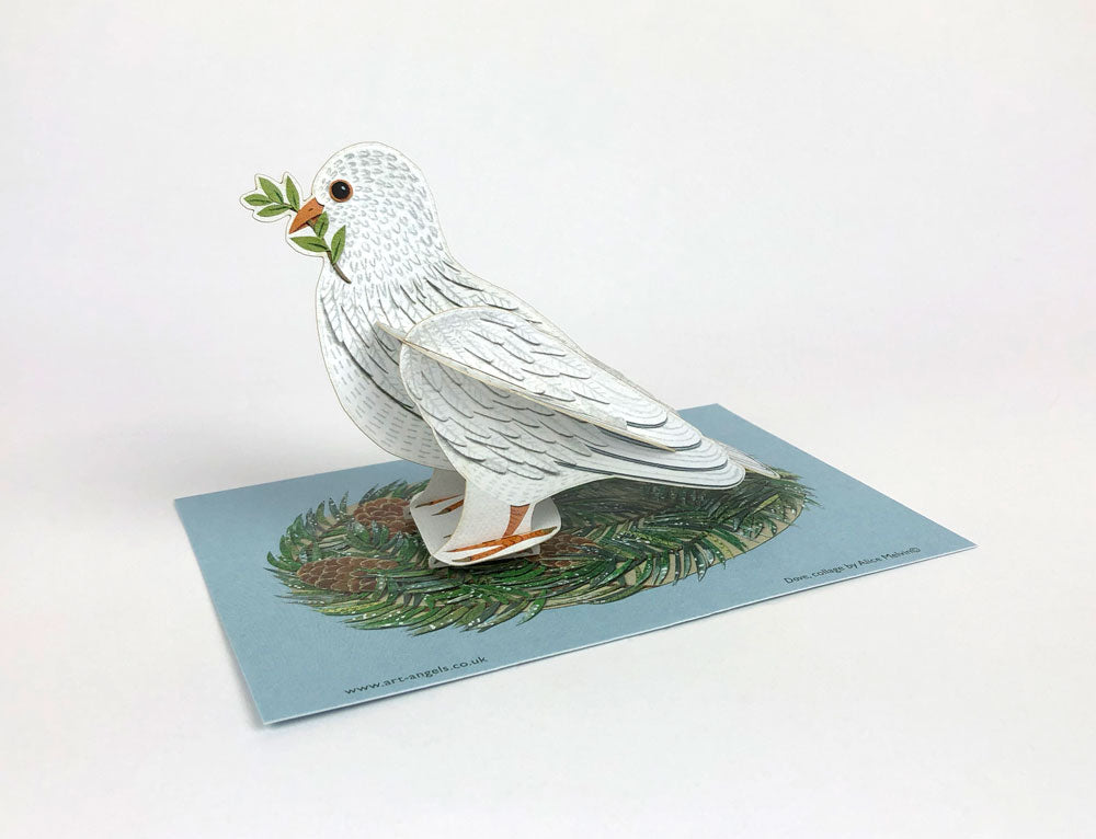 Art Angels Pop-Out Pets Alice Melvin Dove Card
