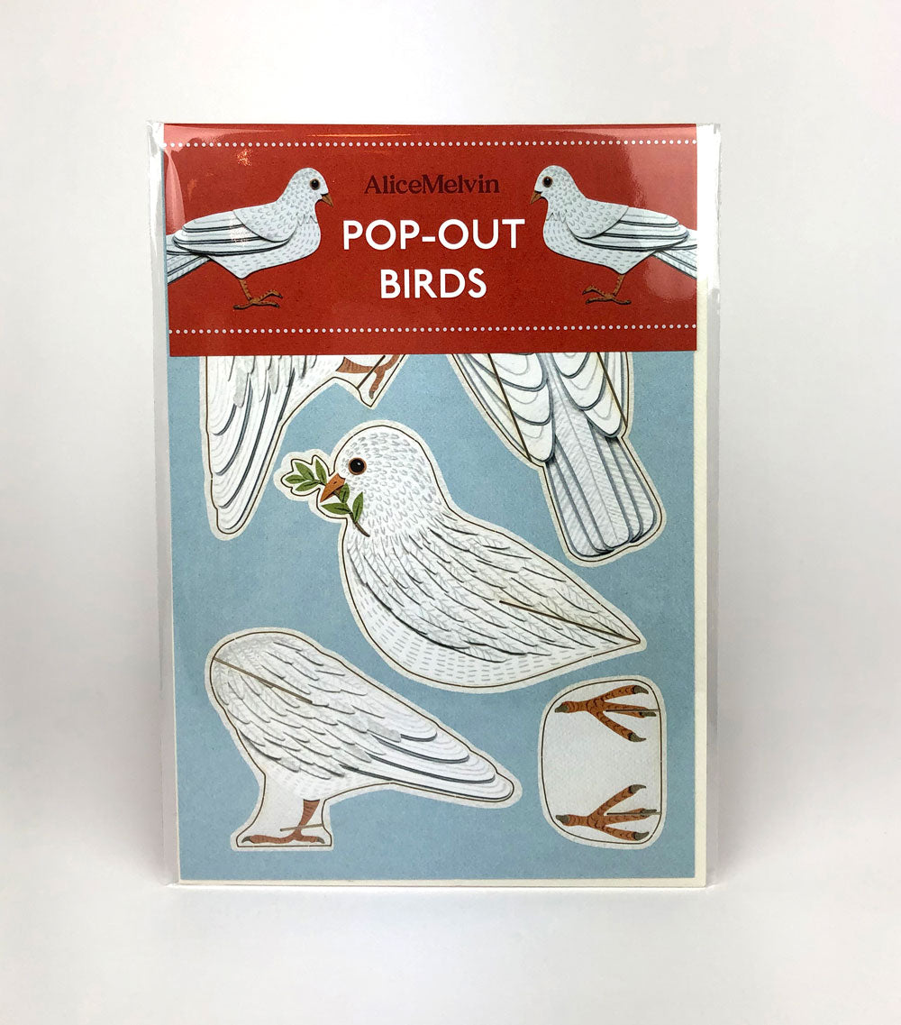 Art Angels Pop-Out Pets Alice Melvin Dove Card