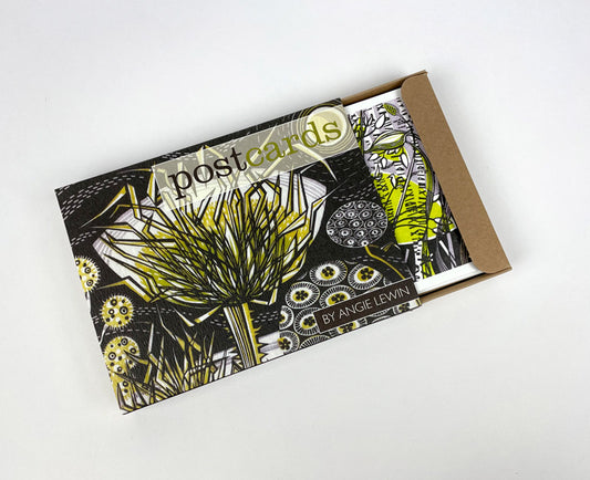 Angie Lewin Wood Engraving Postcards