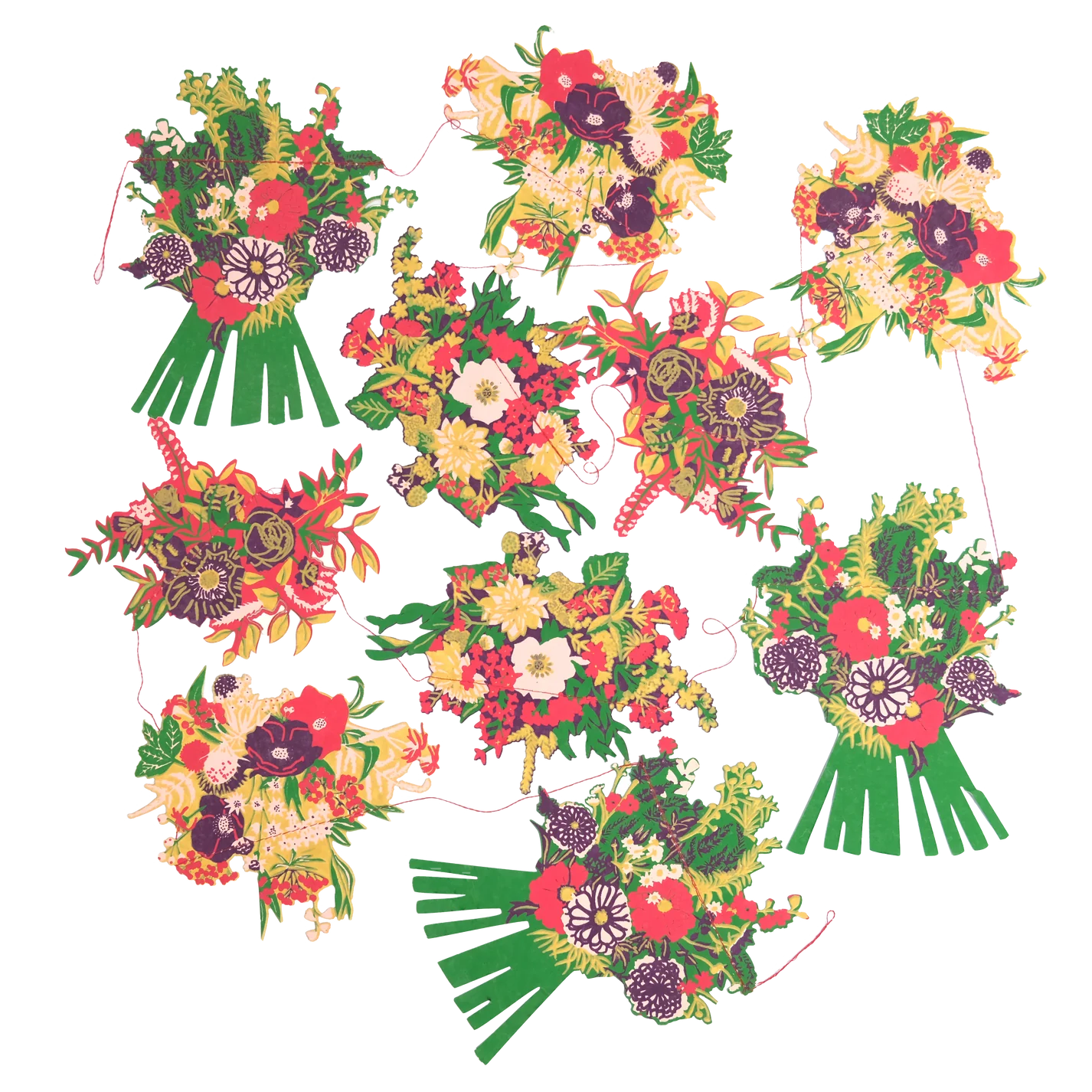 Bouquet Sewn Garland