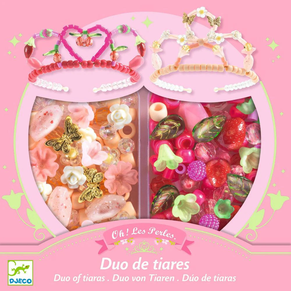Djeco Duo of Tiaras - Pinks