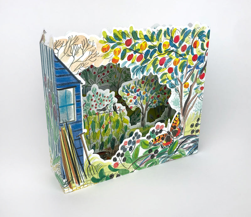 Art Angels 3D 'Orchard Allotment' by Emily Sutton Greetings Card
