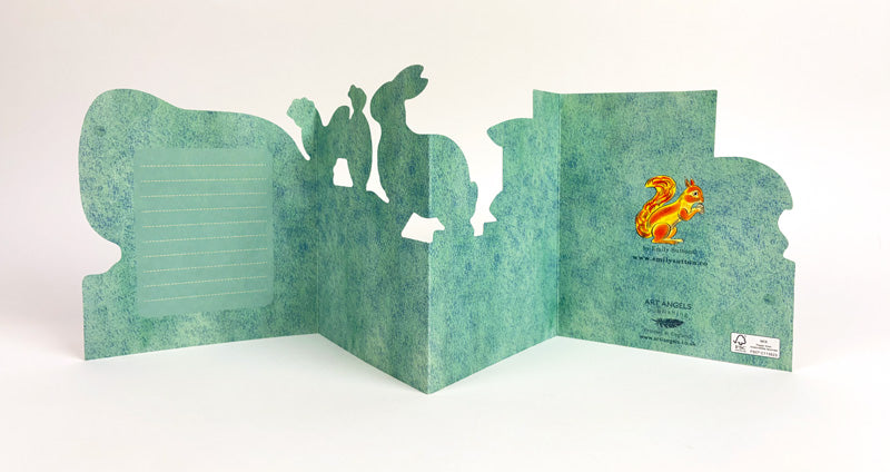 Art Angels 3D 'Tin Toys Polar Bear' by Emily Sutton Greetings Card