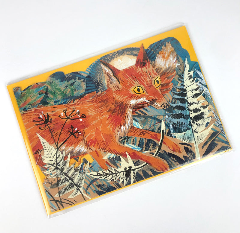 Art Angels 3D Mark Hearld Fox Pop-Up Card