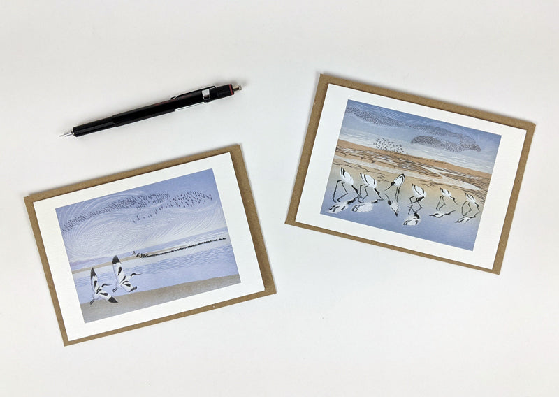 Time and Tide and Tide Rising by Niki Bowers Notecards