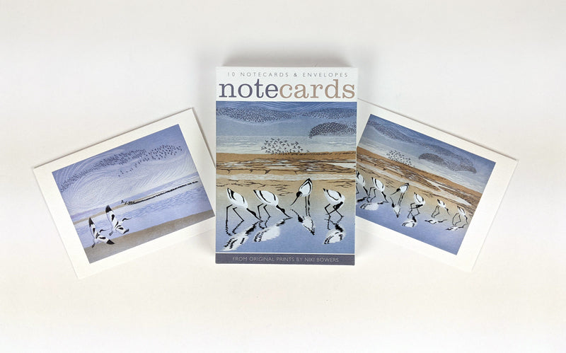 Time and Tide and Tide Rising by Niki Bowers Notecards