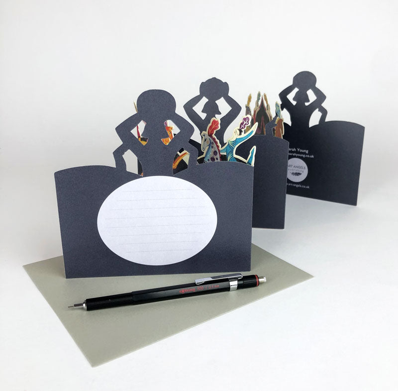 Arts Angels 'Circus' Die Cut Card by Sarah Young