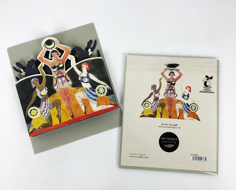 Arts Angels 'Circus' Die Cut Card by Sarah Young