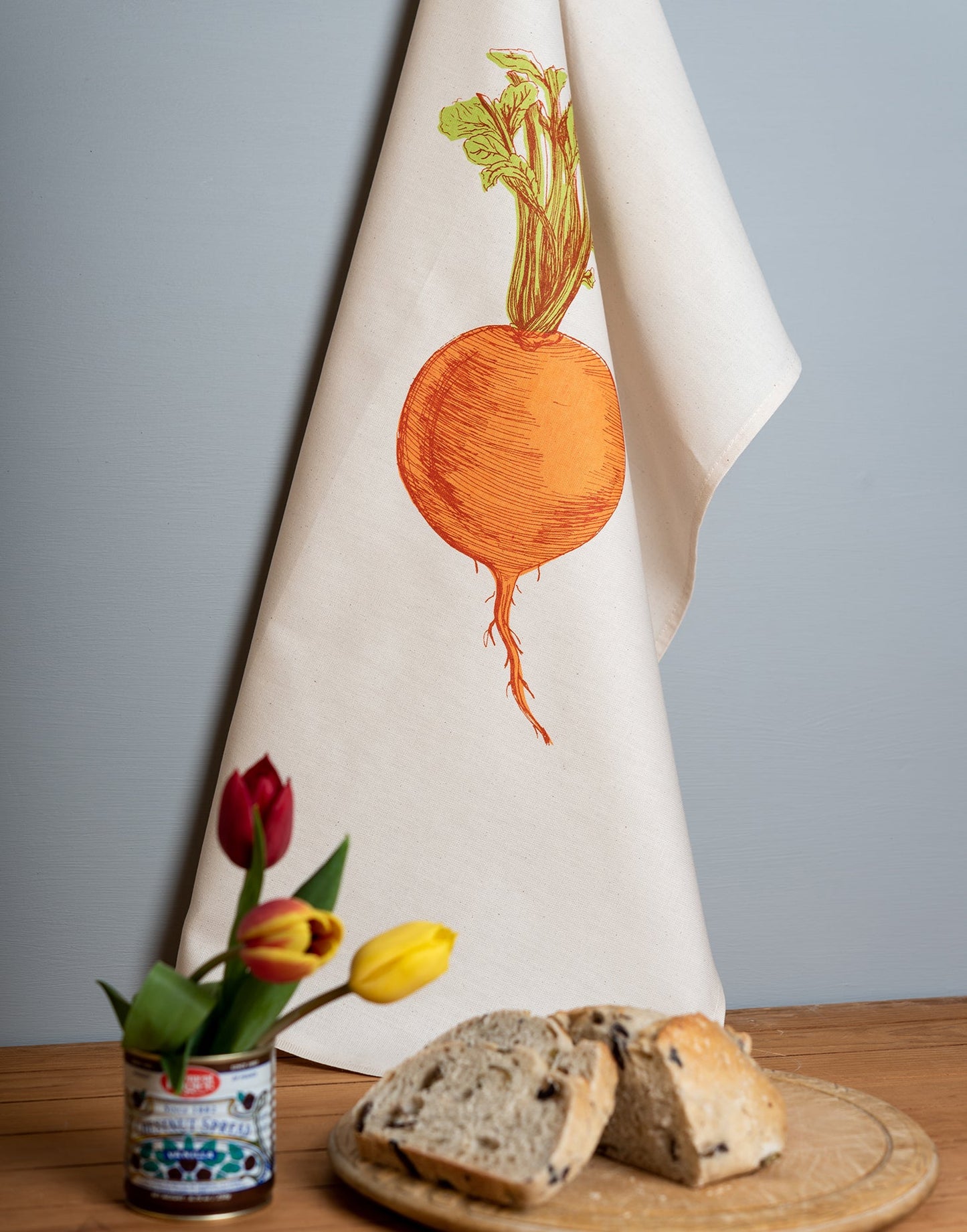 orange turnip vegetable framed wall art print