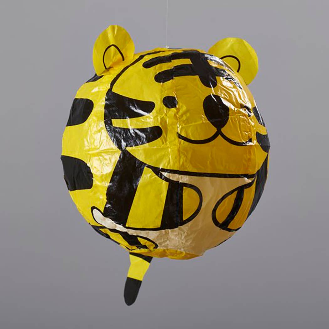Japanese Paper Balloon Card - Tiger