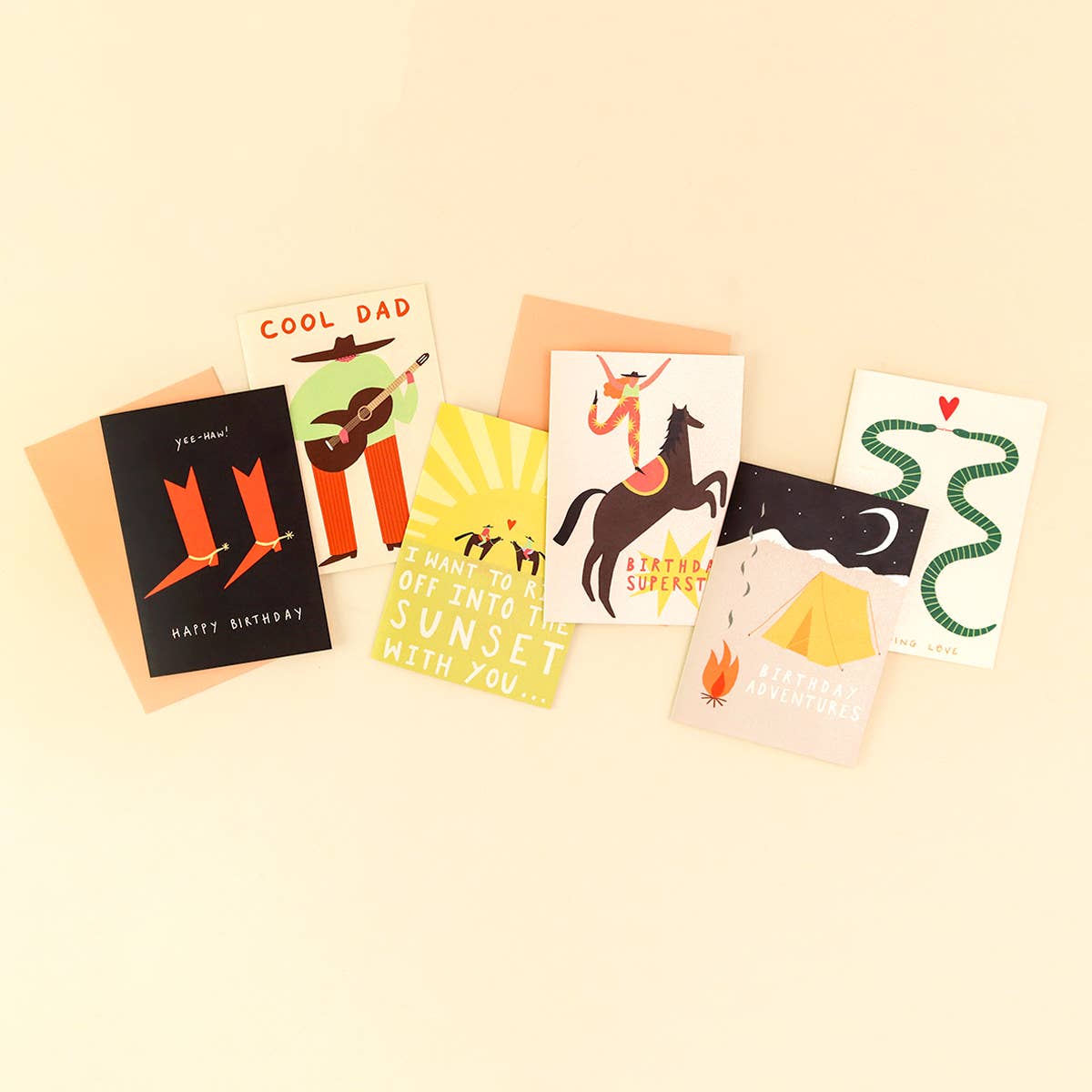 Cool Dad Card | Father's Day | Dad Birthday Card | Cowboy