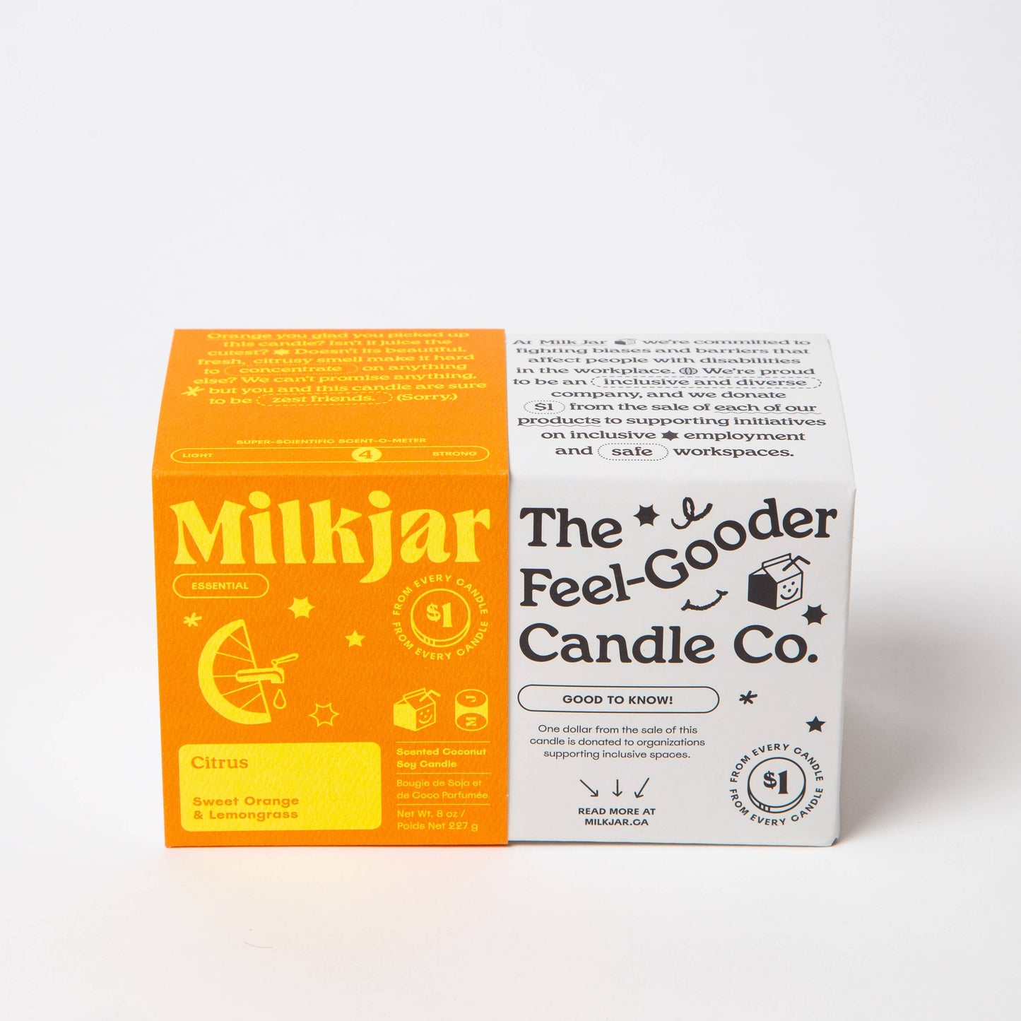 Citrus - Essential Oil Coconut Soy 8oz Candle