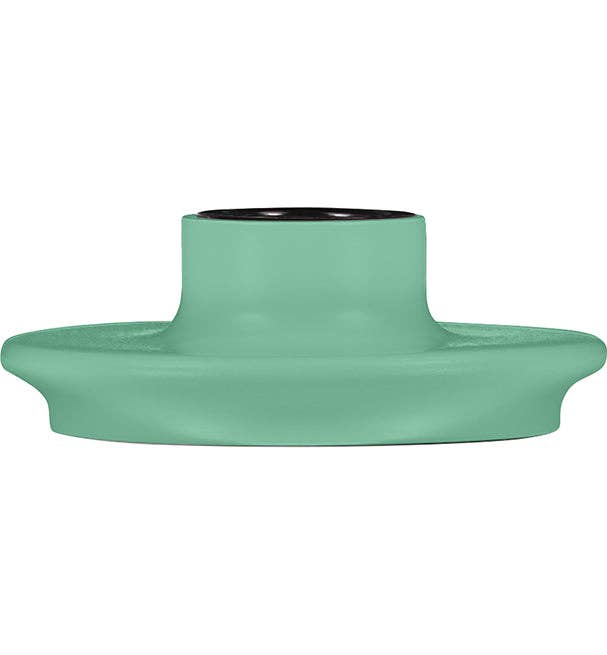 Small Opaline Green Candleholder