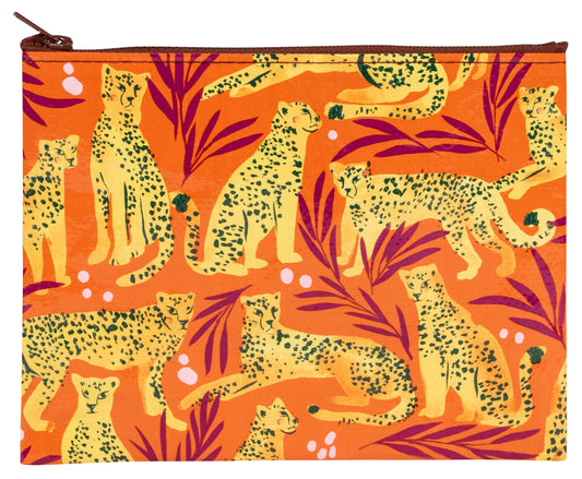 Cheetah Zipper Pouch - new!