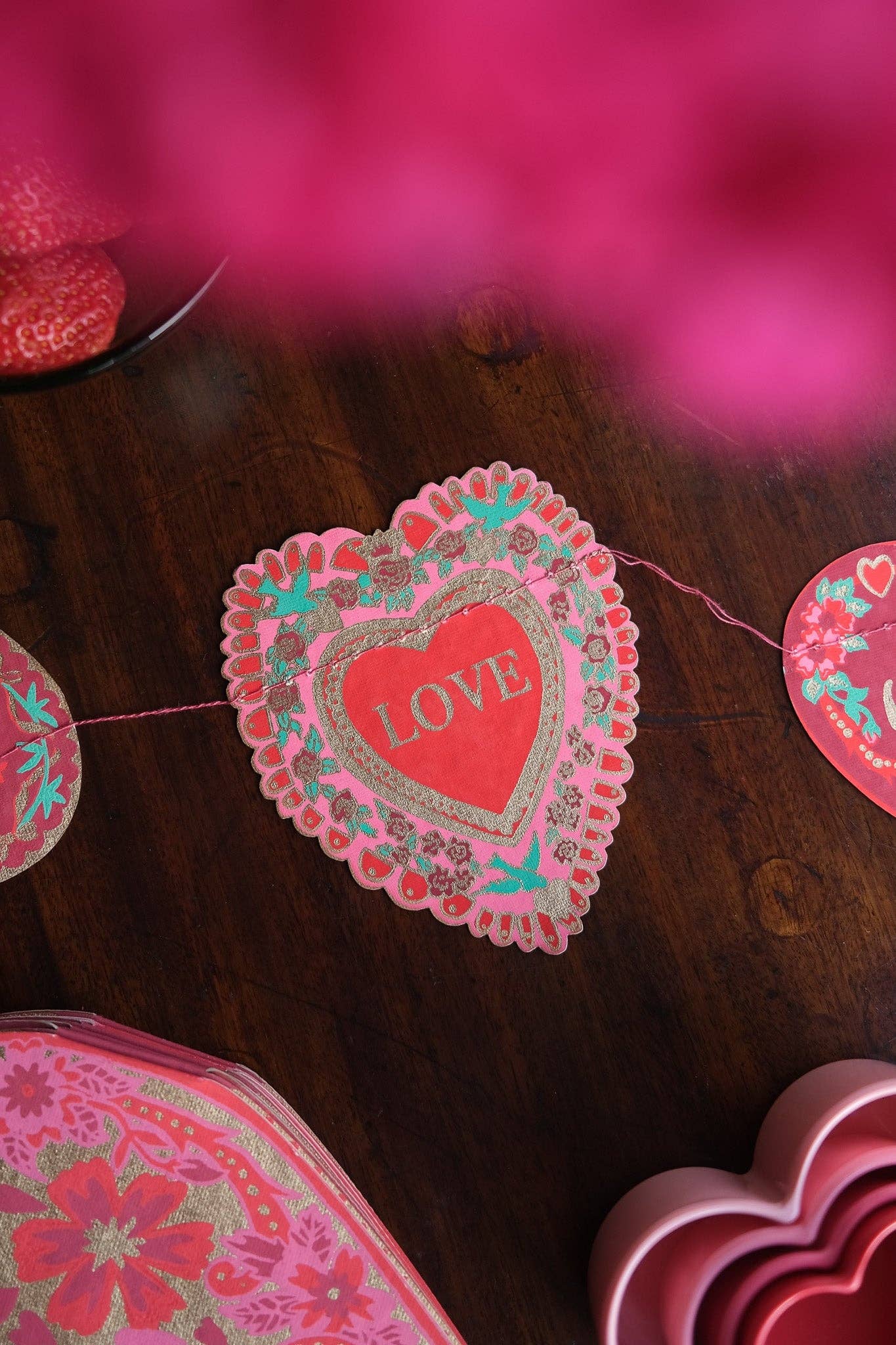 VALENTINE'S SEWN GARLAND