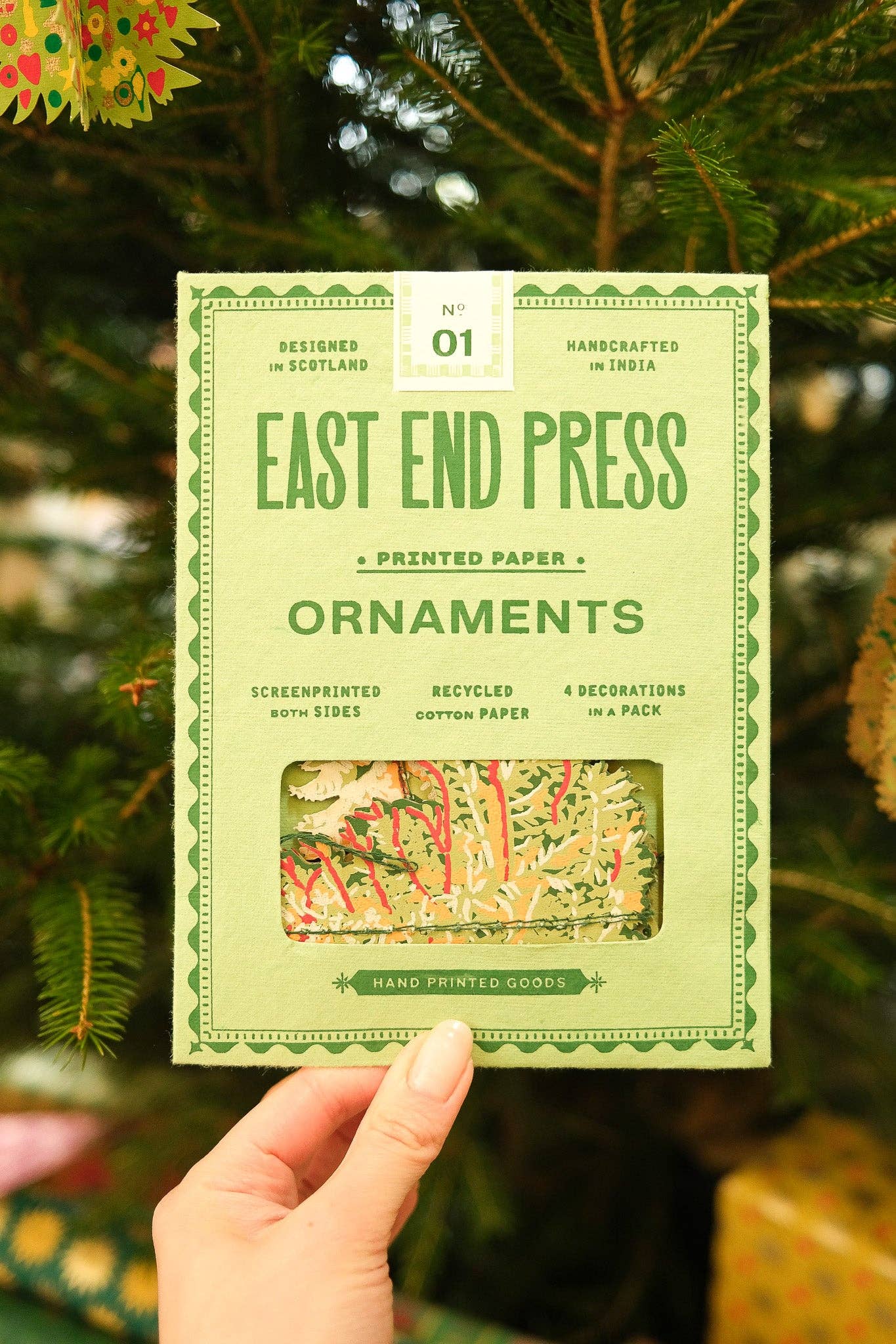 Forest Paper Ornaments