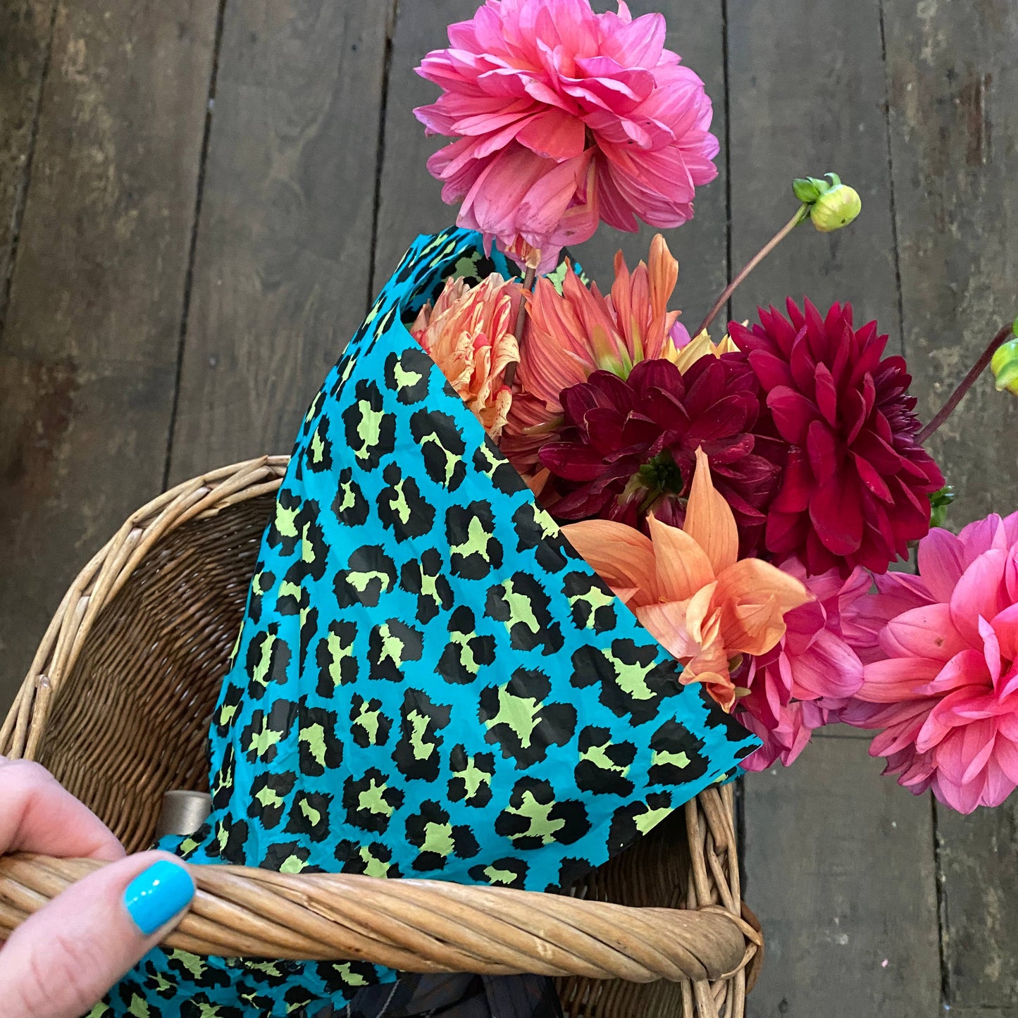 Luxury Tissue Paper Gift Wrap | Leopard  | Apple/Jade