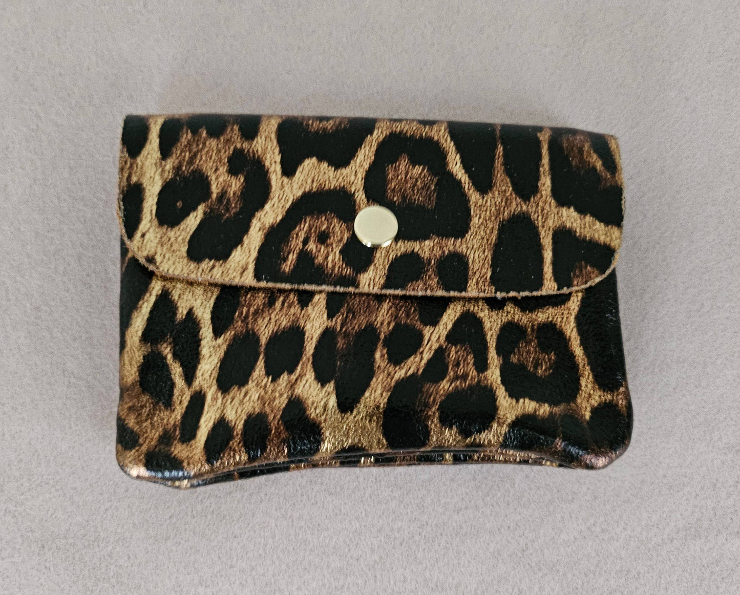 Metallic leather purse: King