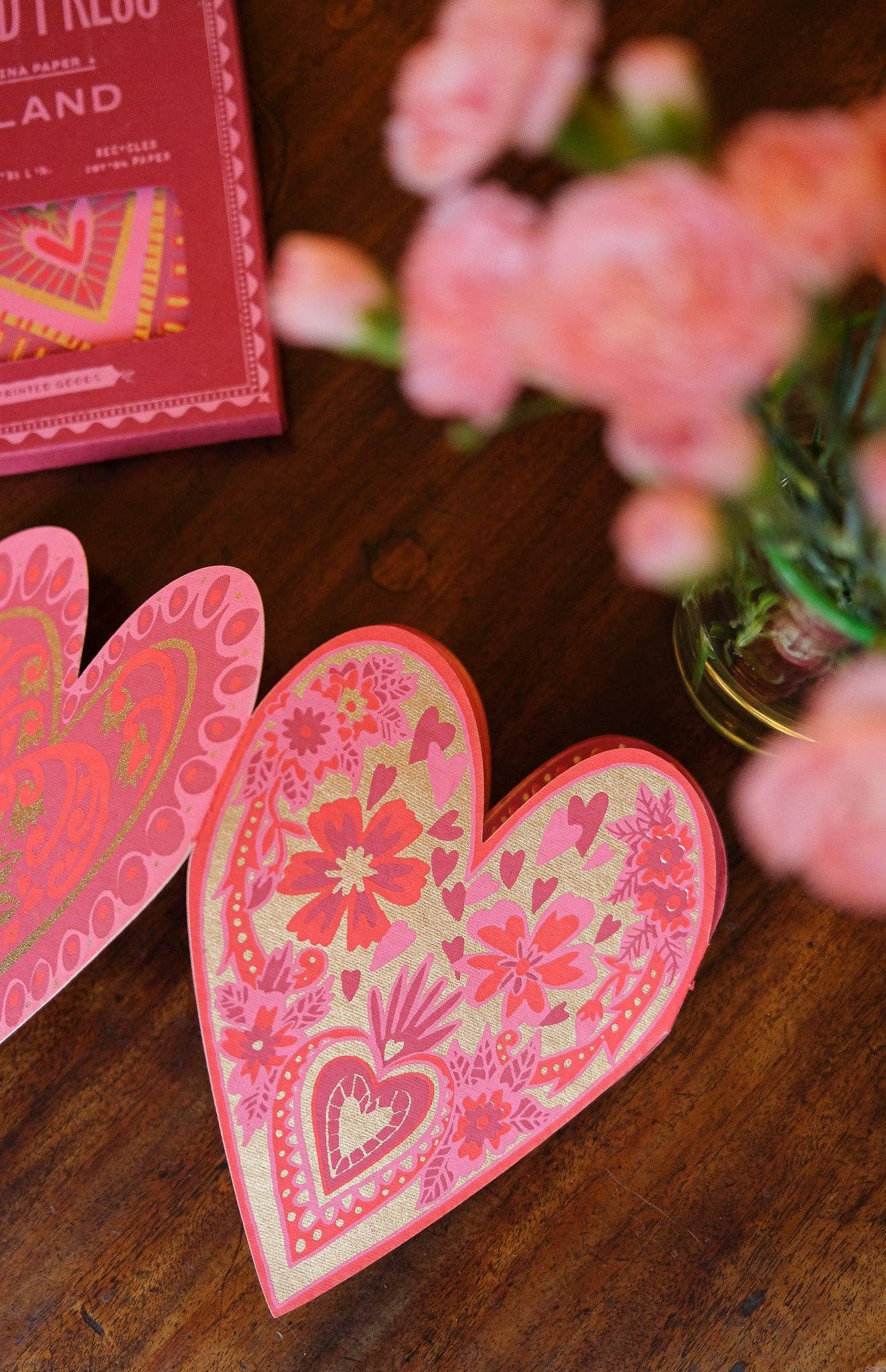Hearts Concertina Garland