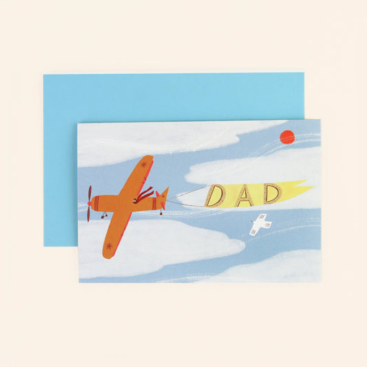 Vintage Plane Dad Card | Father's Day | Dad Birthday