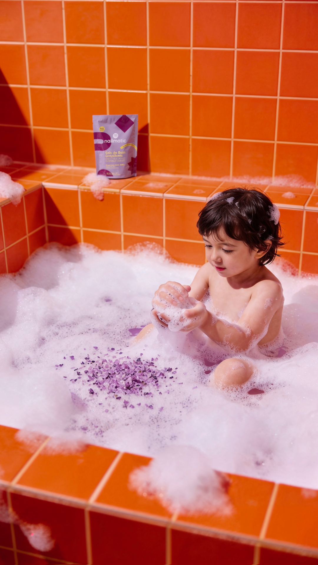 Nailmatic Violet Crackling Bath Salts: Default Title