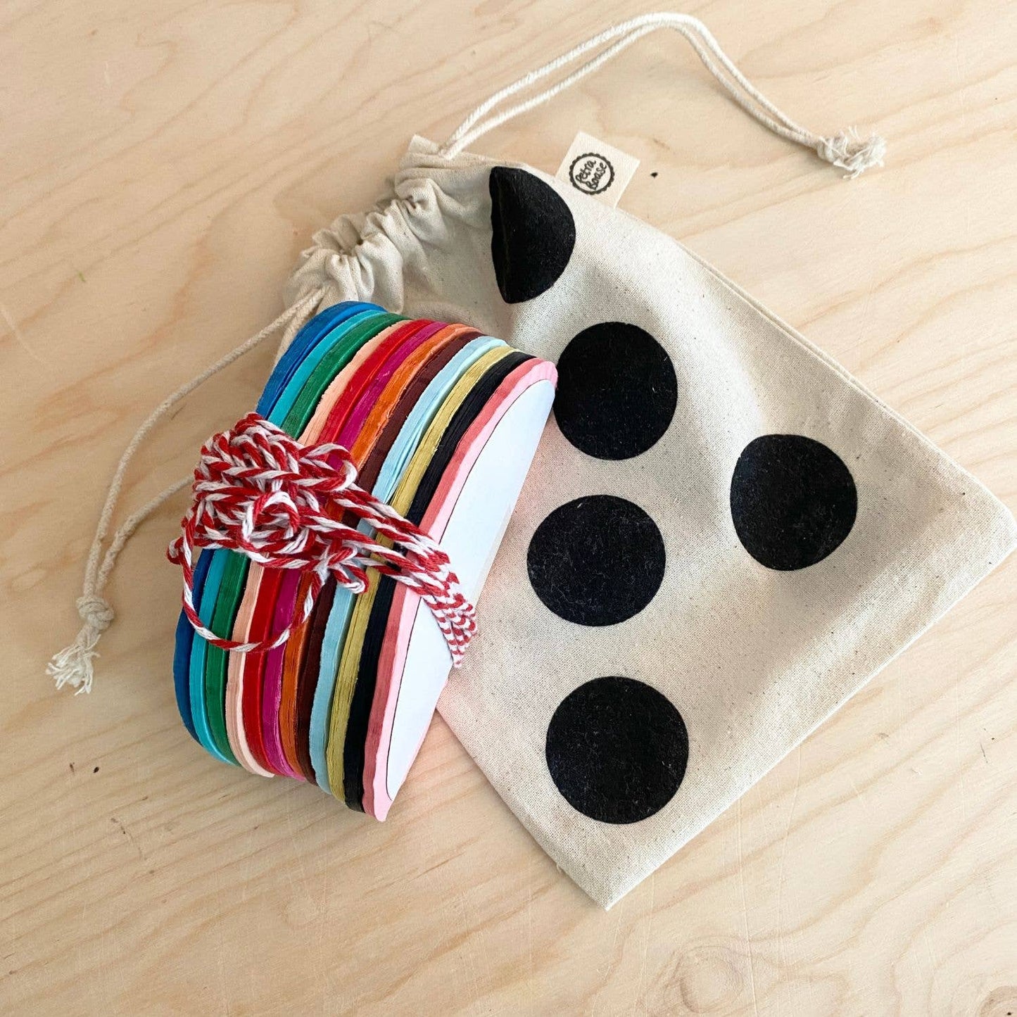 Bunting Ball Garland - Multi Coloured