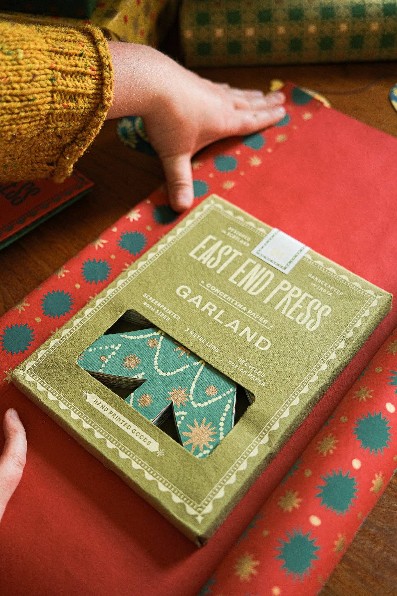 Christmas Trees Concertina Garland