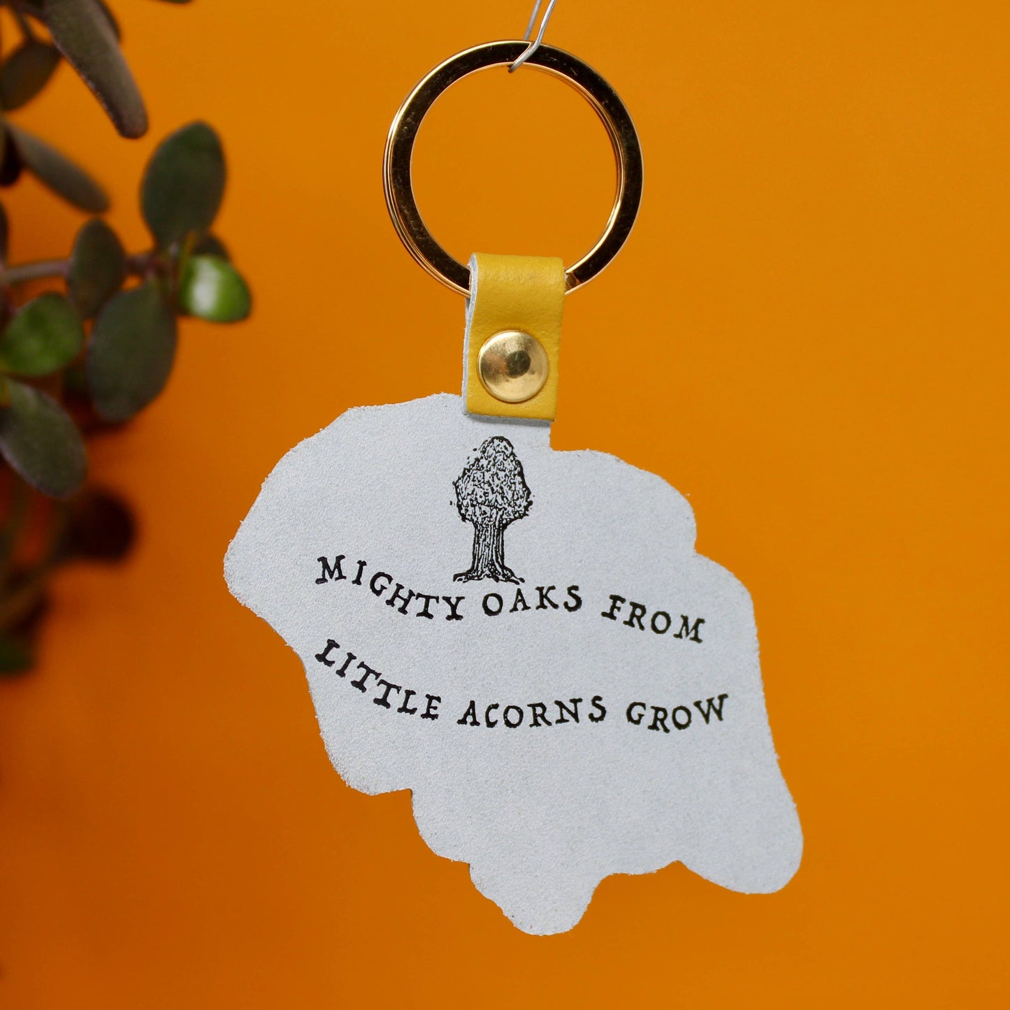 Mighty Oaks Key Fob: Ochre