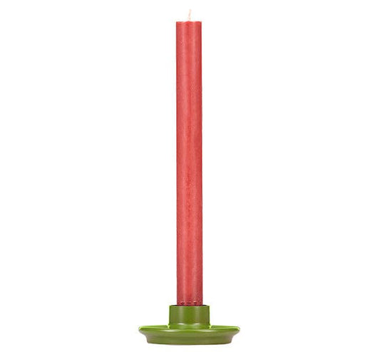 Small Olive Green Candleholder