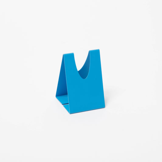 Triangle Candle Holder: Cobalt Blue