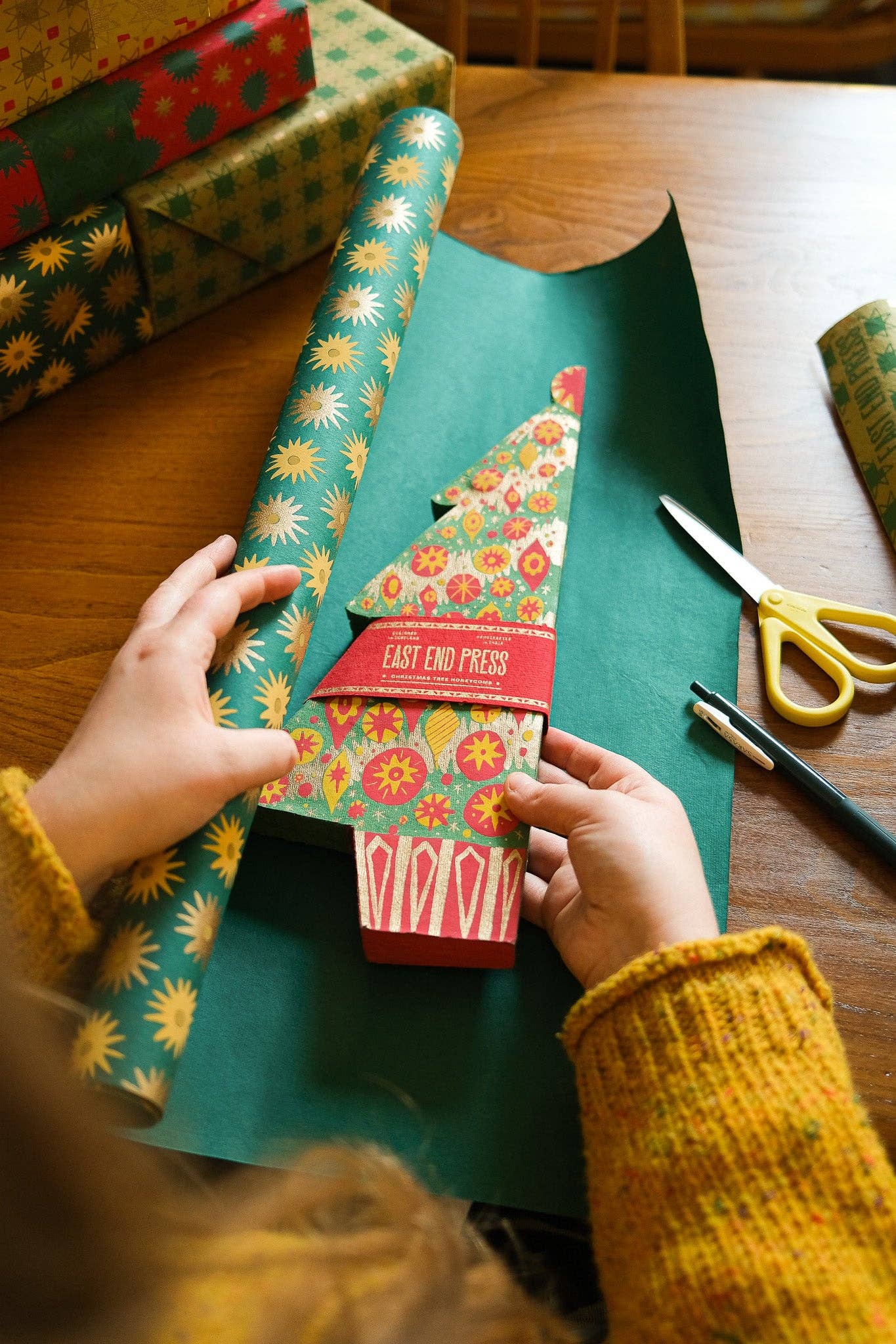 Christmas Tree Honeycomb