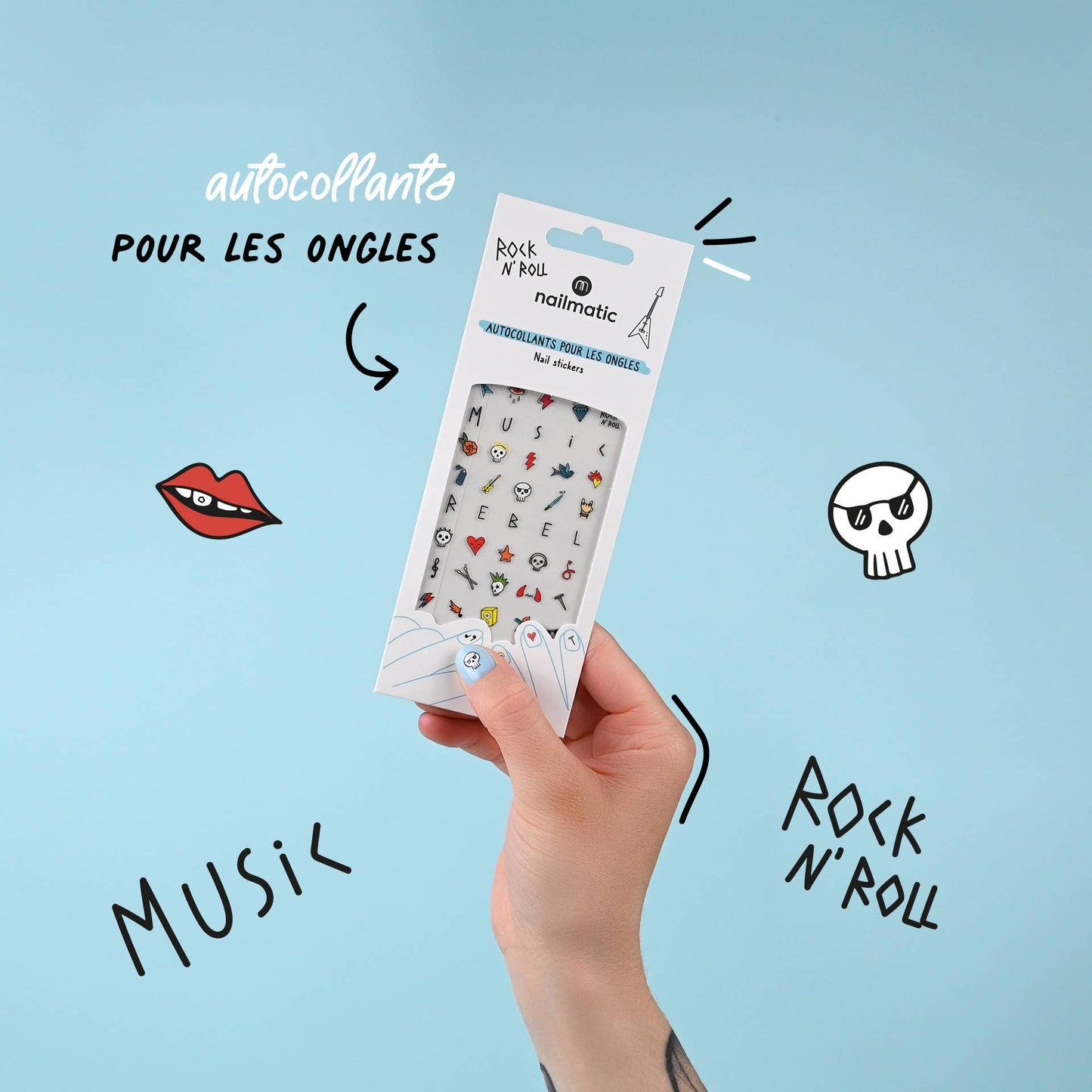 Nailmatic nail stickers - Rock N' Roll