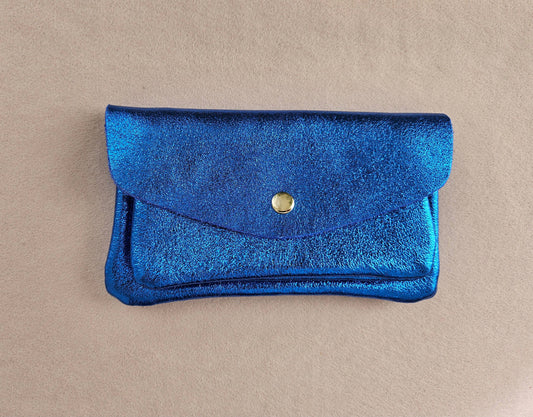 Double pocket leather wallet: King