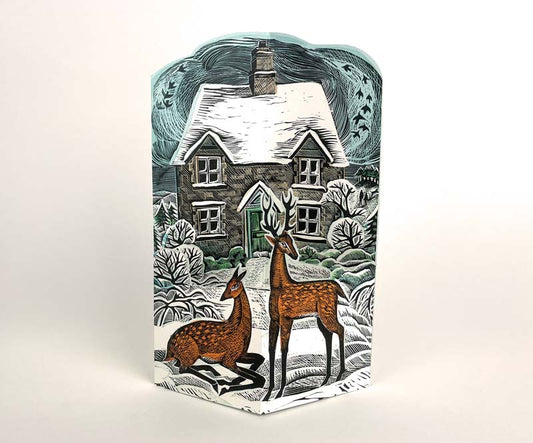 Art Angels 3D 'Hope Cottage' by Angela Harding Greetings Card