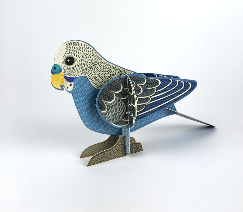 Art Angels Pop-Out Pets Alice Melvin Budgie Card